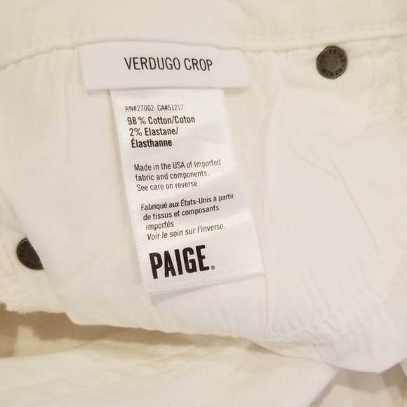 Paige White Jeans - Verdugo Crop - Picture 7 of 8